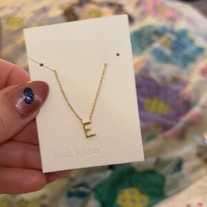 Gold Initial Necklace